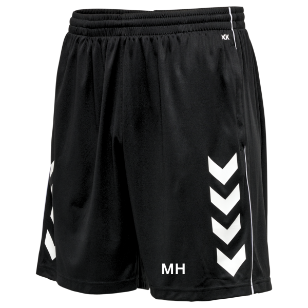 Shorts in schwarz mit Initialen