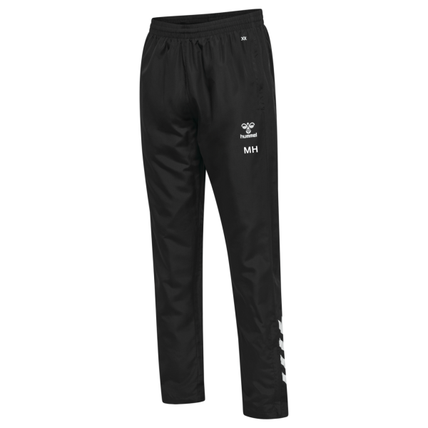Präsentation-Pant in schwarz mit Initialen
